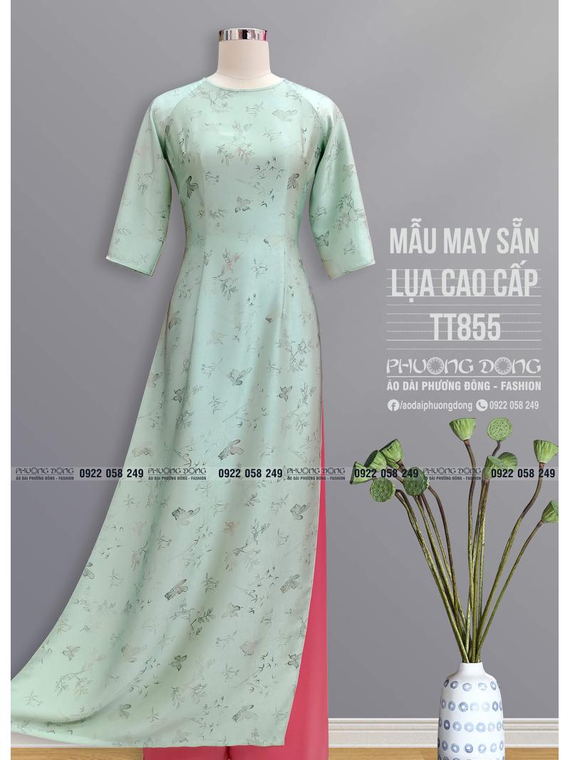 Áo Dài Truyền Thống Lụa Cao Cấp TT855
